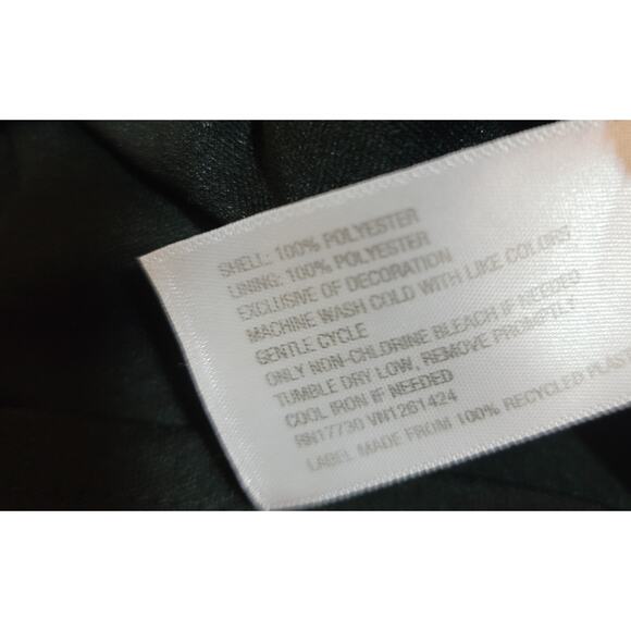 Xhilaration Black  Ruffled Sleeves A-Line Mini Dresss Medium Keyhole Back - Picture 7 of 7